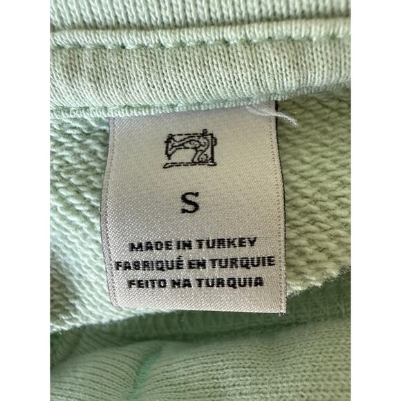 Scotch & Soda Men’s Organic Cotton Hoodie Kangaroo Pouch Size S Light Green - Picture 8 of 8